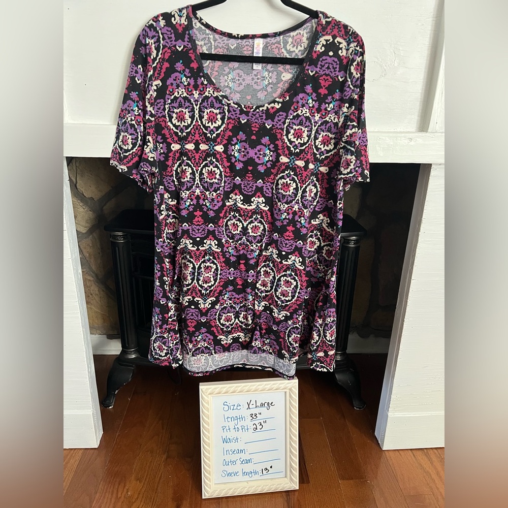 Women’s Lulalaroe perfect tee, size: xl